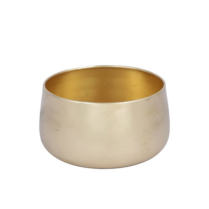 Metallic Golden Flower Vase Pot for Indoor DFMS470