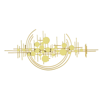 Metallic Galaxy Modern Wall Art