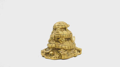 Feng Shui Vastu Tortoise Turtles Showpiece Figurine Dfbs239