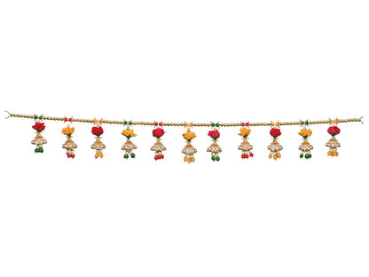Pompom Beads Toranam Handmade Bandarwal