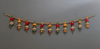 Pompom Beads Toranam Handmade Bandarwal