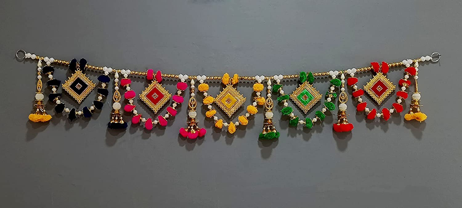 Pompom Multicolor Handmade Decorative Bandarwal