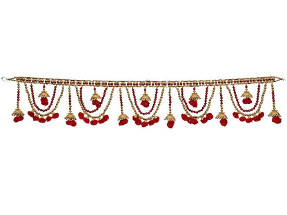 Colorful Beads Pompom Door Hanging Bandarwal