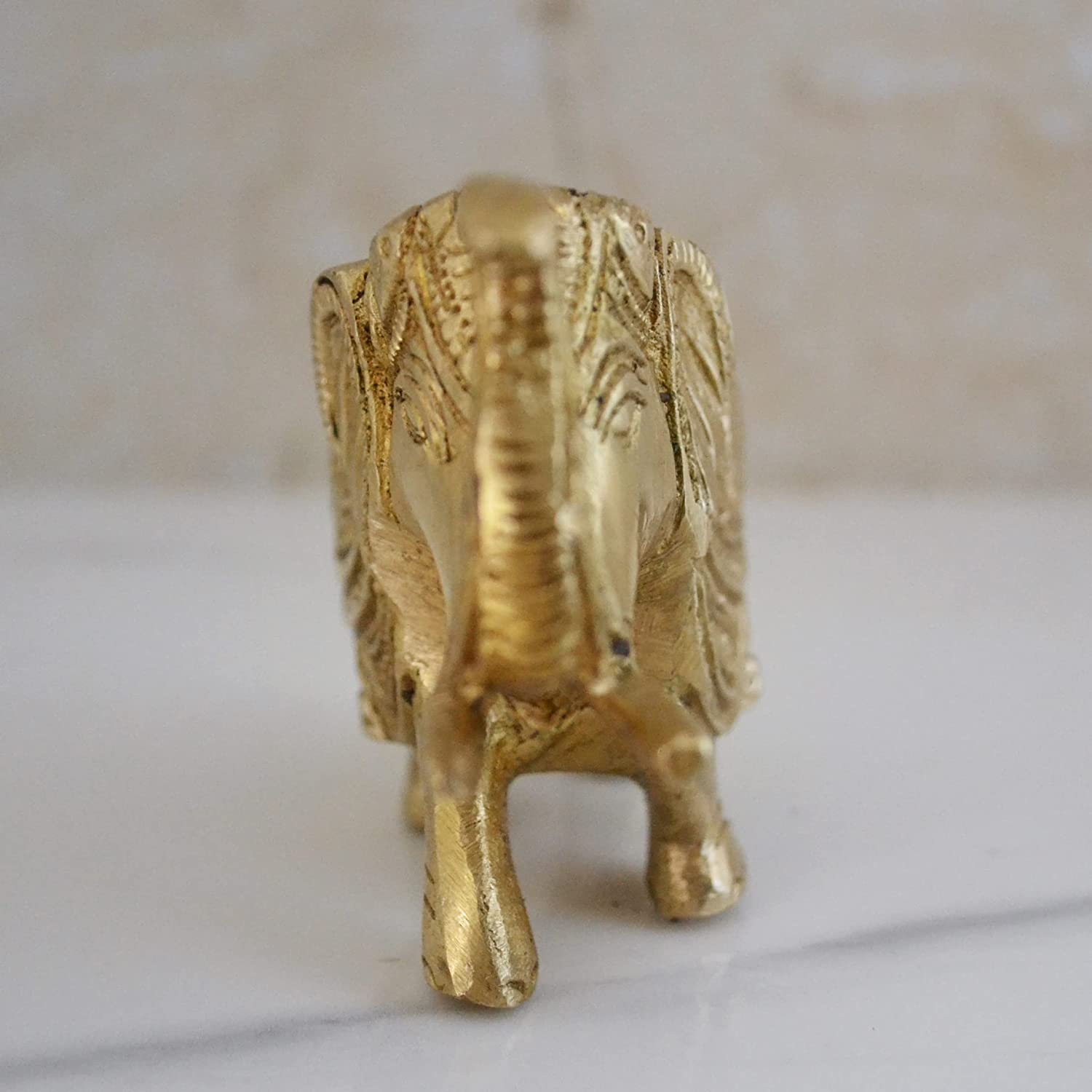 Ethnic Indian Brass Elephant Decorative Showpiece