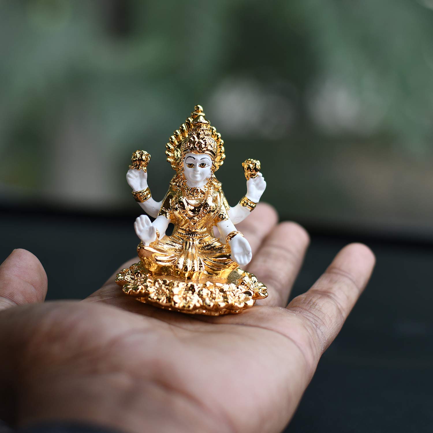 Gold Plated Laxmi Murti Lakshmi Idol Showpiece Lmas109