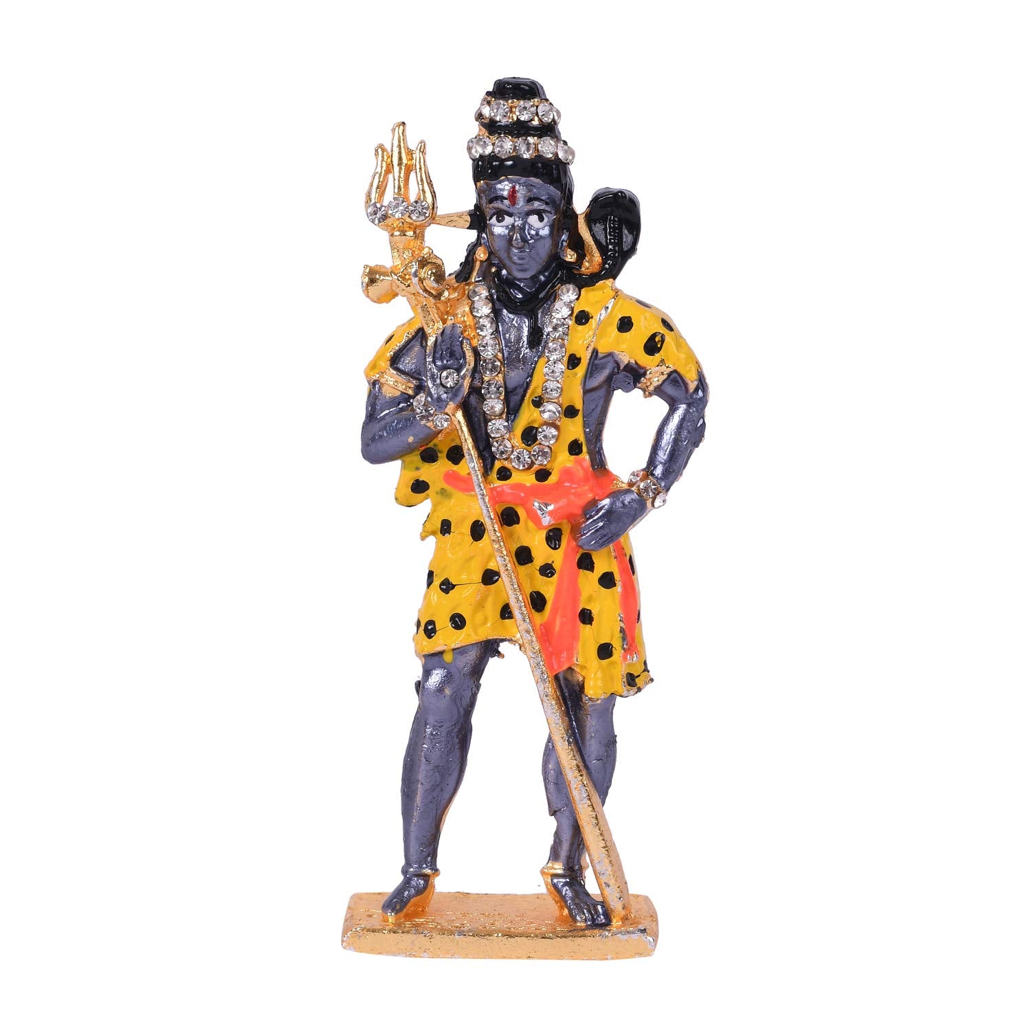 Standing Blessing Shiva Idol Car Dashboard Statue