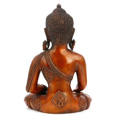 Brass Meditating Buddha Idol Showpiece Statue Bbs295
