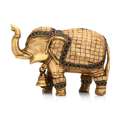 Brass Trunk Up Elephant Decorative Statue Dfbs165