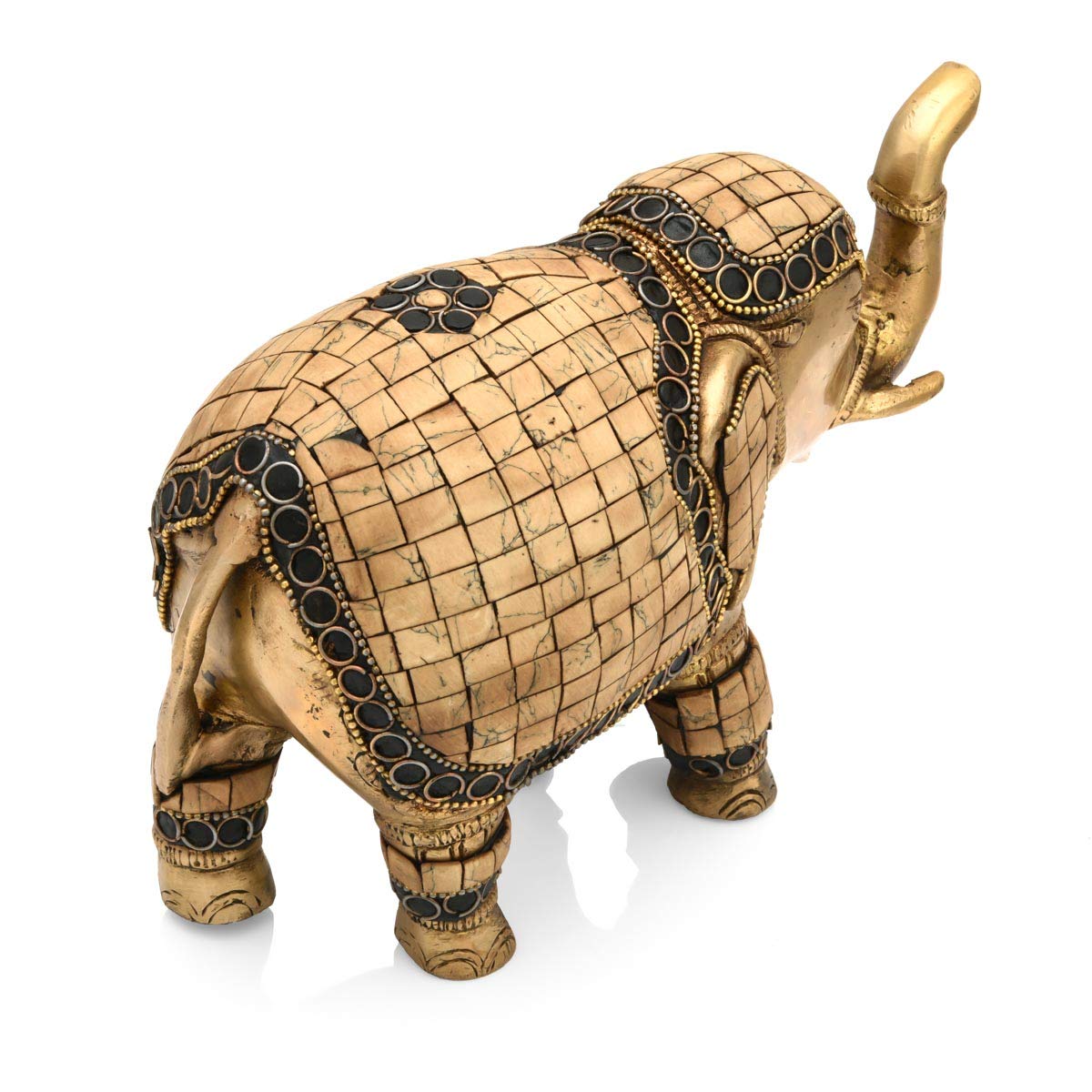 Brass Trunk Up Elephant Decorative Statue Dfbs165