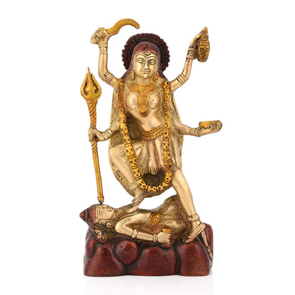 Maha Kali Mata Sculpture Brass Idol Dbs108