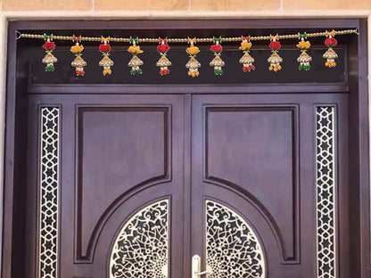 Pompom Beads Toranam Handmade Bandarwal