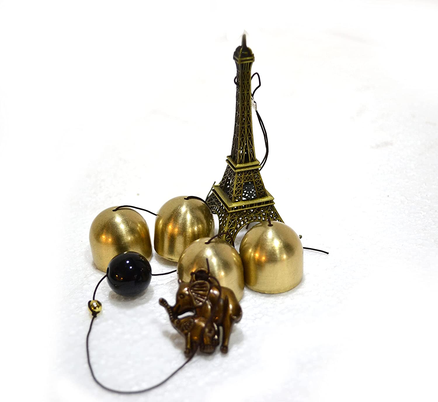  Metal Eiffel Tower Wind Chime Hanging 