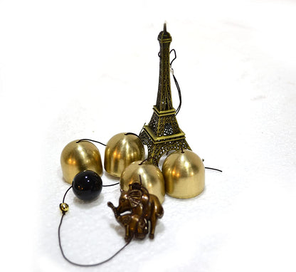 Metal Eiffel Tower Wind Chime Hanging 