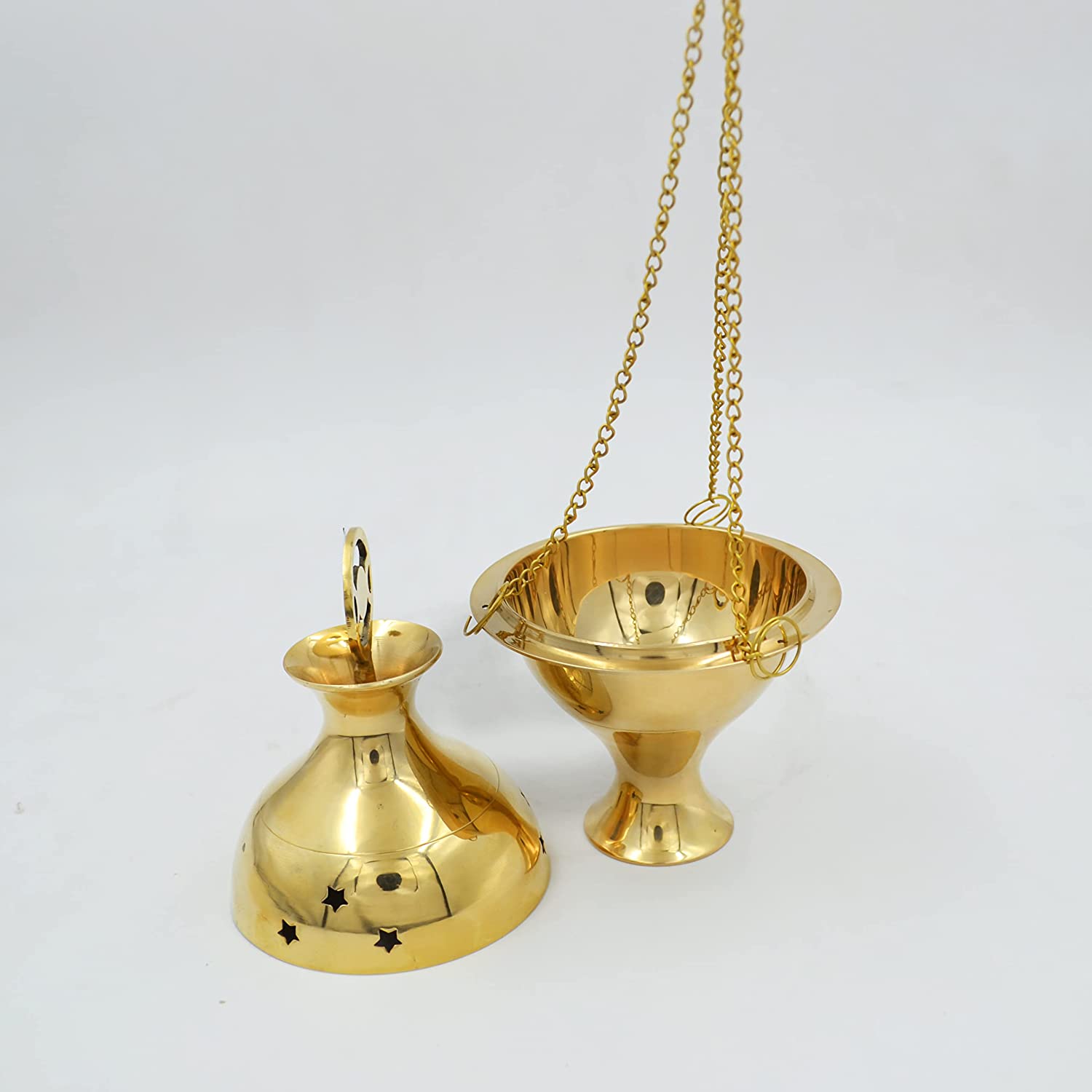 Brass Hanging Dhoop Dani Holder DFBS453