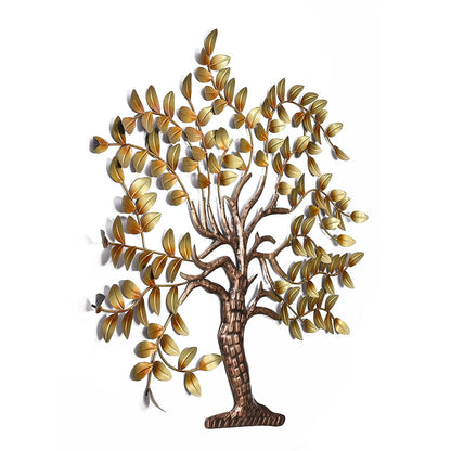 Metal Golden Tree of Life Decorative Wall Hanging