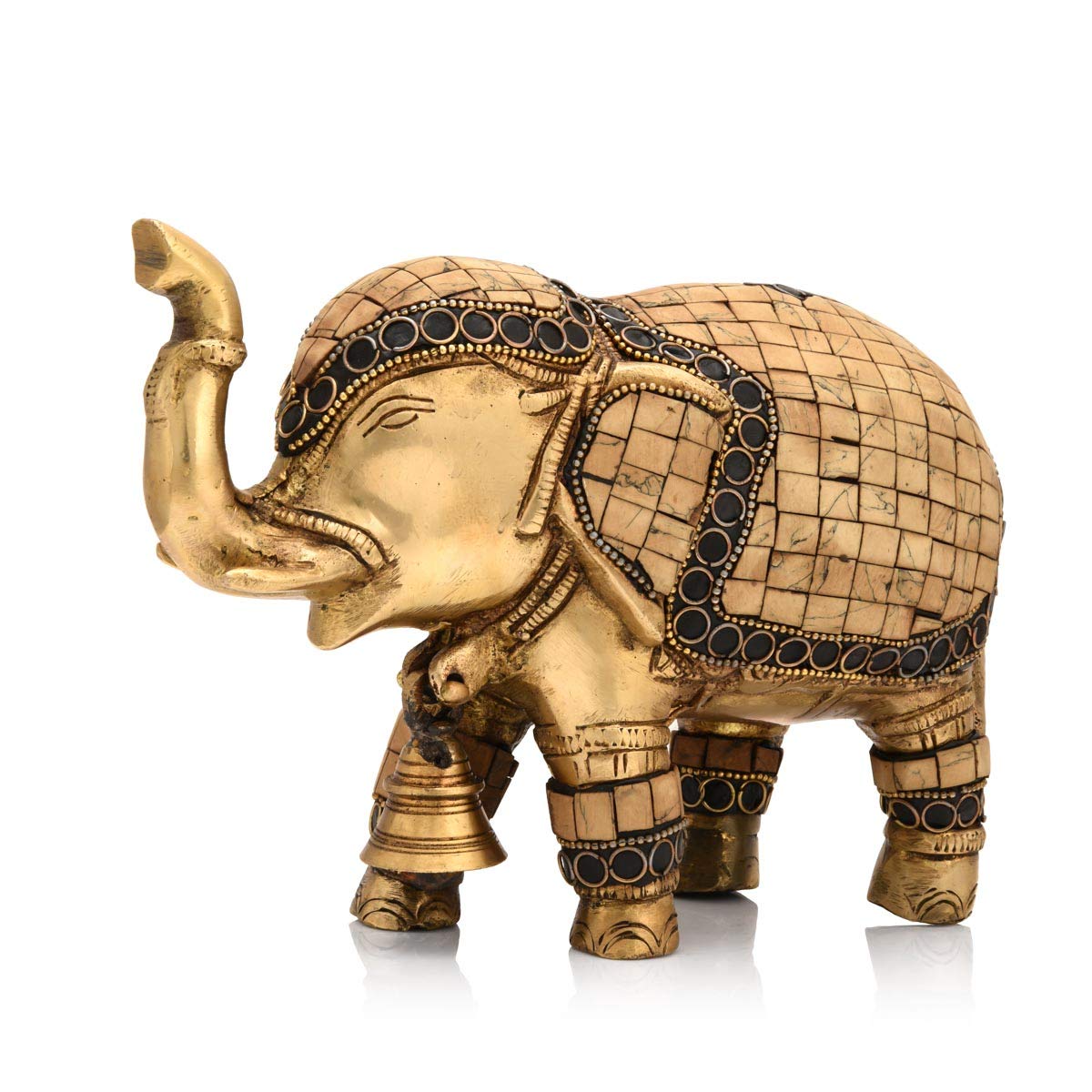 Brass Trunk Up Elephant Decorative Statue Dfbs165