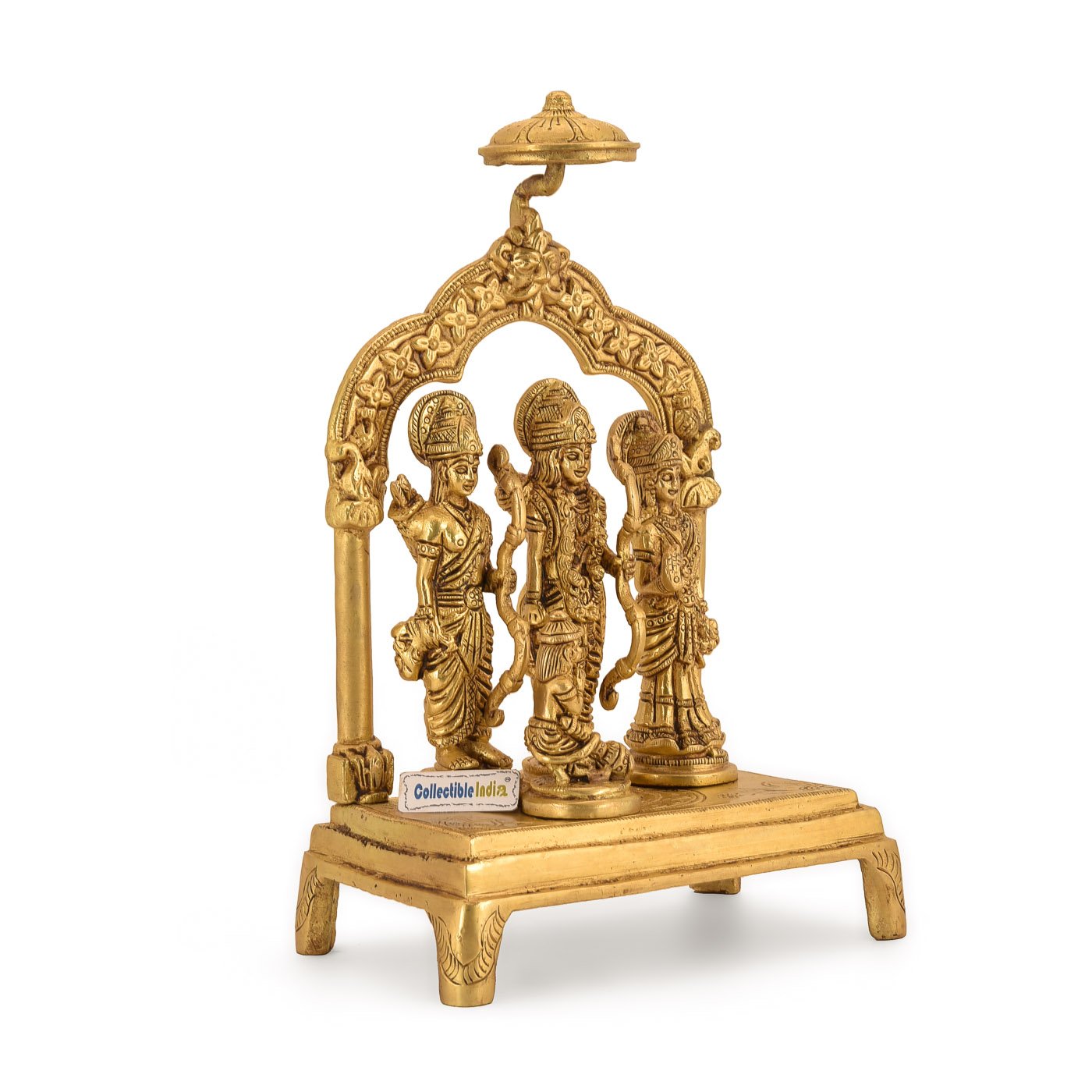 Ram Darbar Statue God Ram Sita Laxman Hanuman Singhasan Showpiece