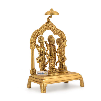 Ram Darbar Statue God Ram Sita Laxman Hanuman Singhasan Showpiece