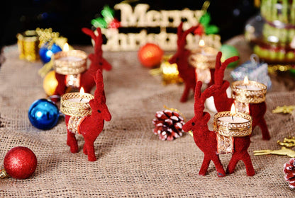 Reindeer Design Tealight Candle Holder