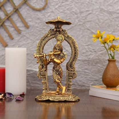 Krishna murti, krishna idol , krishna showpiece, krishna statue, brass krishna statue