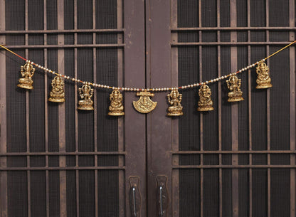 Metal Door Hanging Of Lakshmi-Ganesh Toran Bandarwal