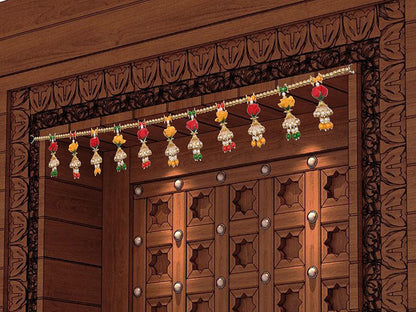 Pompom Beads Toranam Handmade Bandarwal