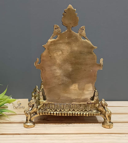 Brass Singhasan For God Idols Showpiece
