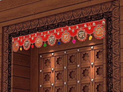 Handmade Ganesha Velvet Bandarwal