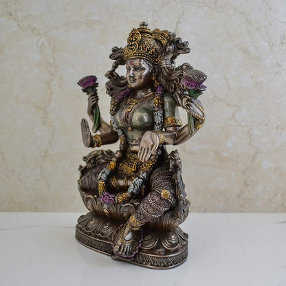 Handmade Maa Lakshmi Resin Idol