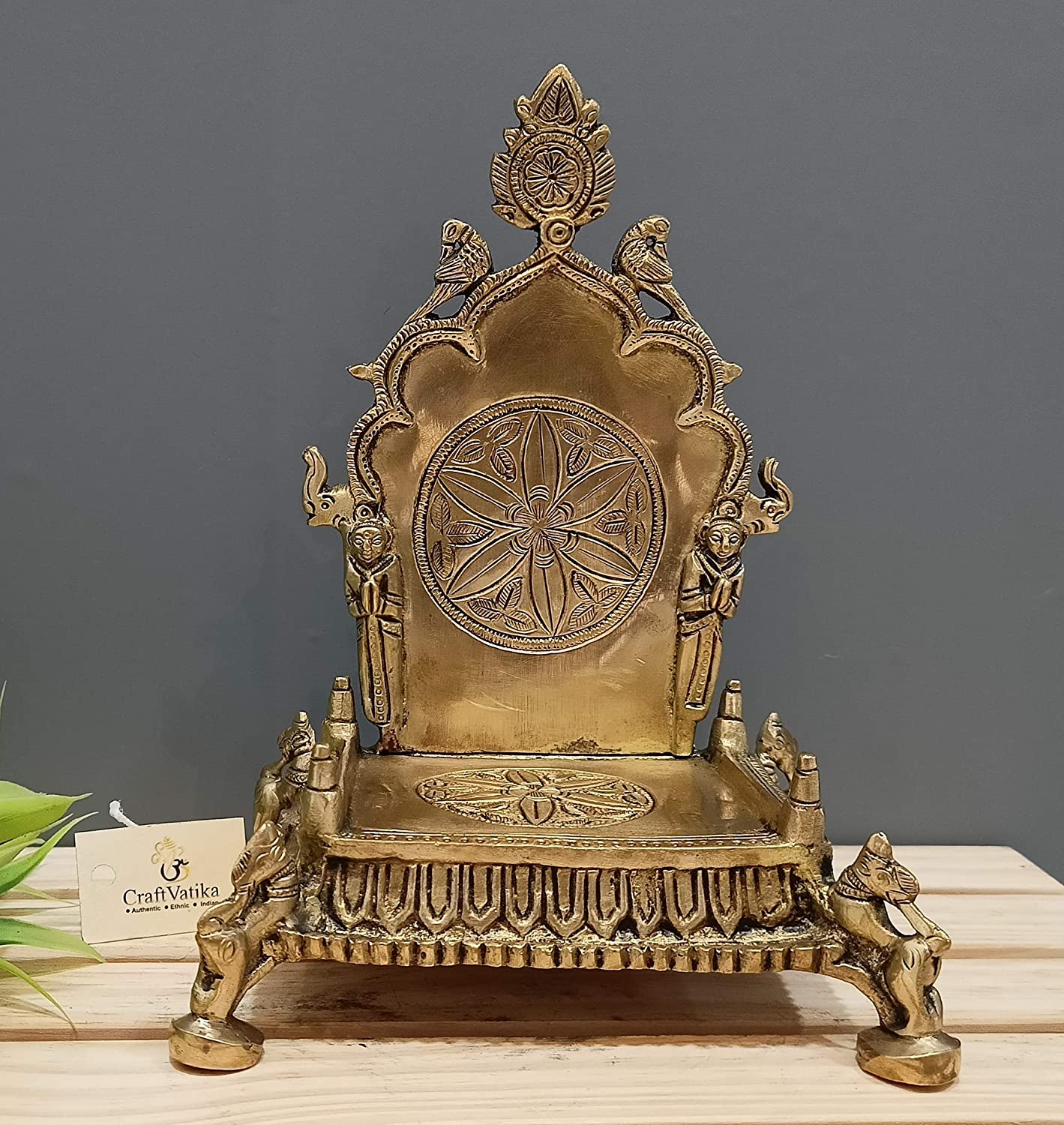 Brass Singhasan For God Idols Showpiece