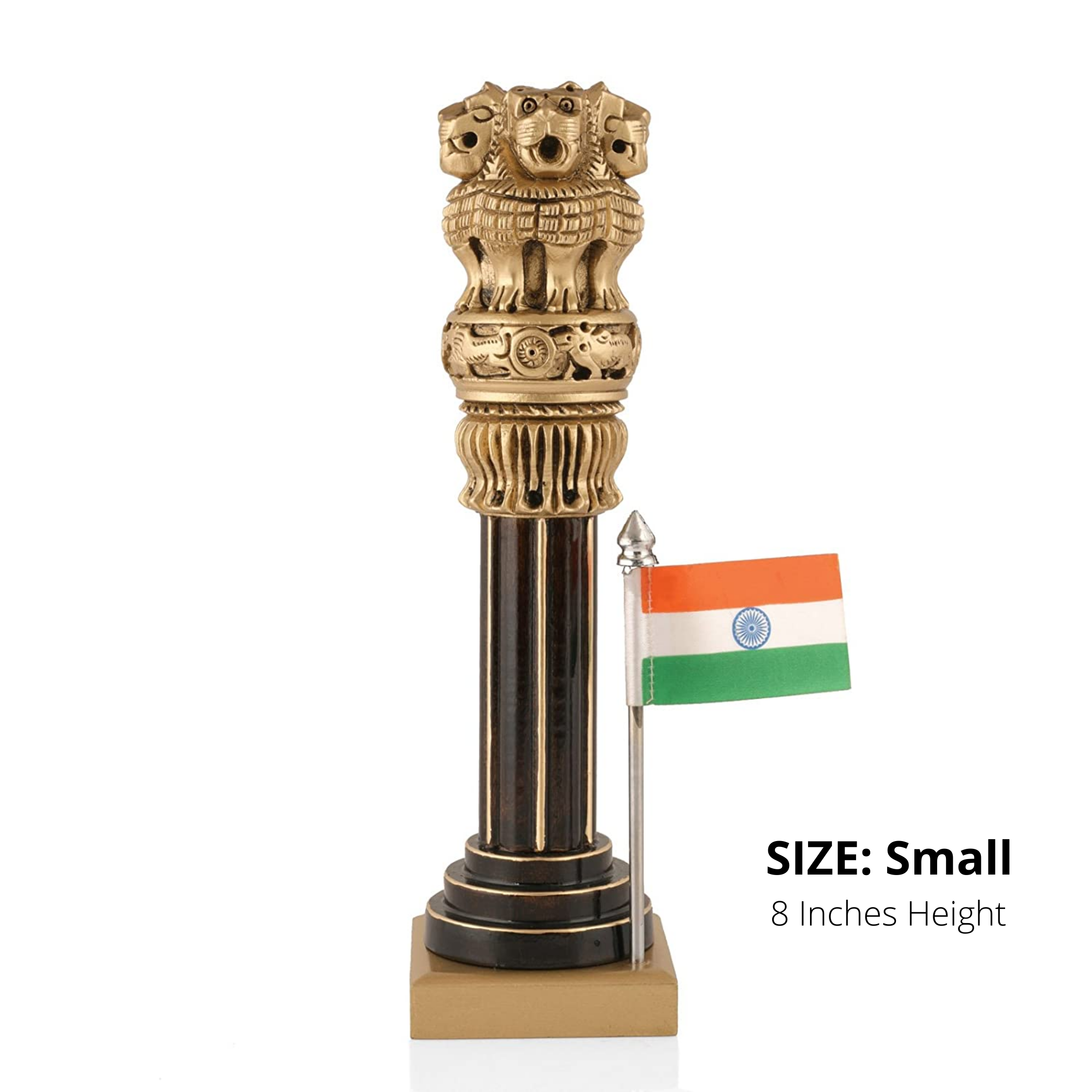Indian National Monument Ashok Stambh Wooden Showpiece