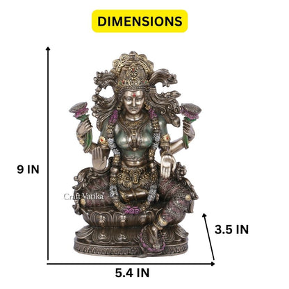Handmade Maa Lakshmi Resin Idol Kc300