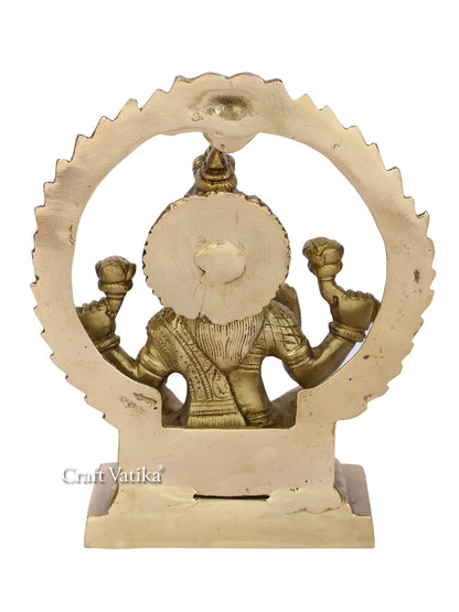 Goddess Lakshmi Sitting Posture Brass Idol Lbs122