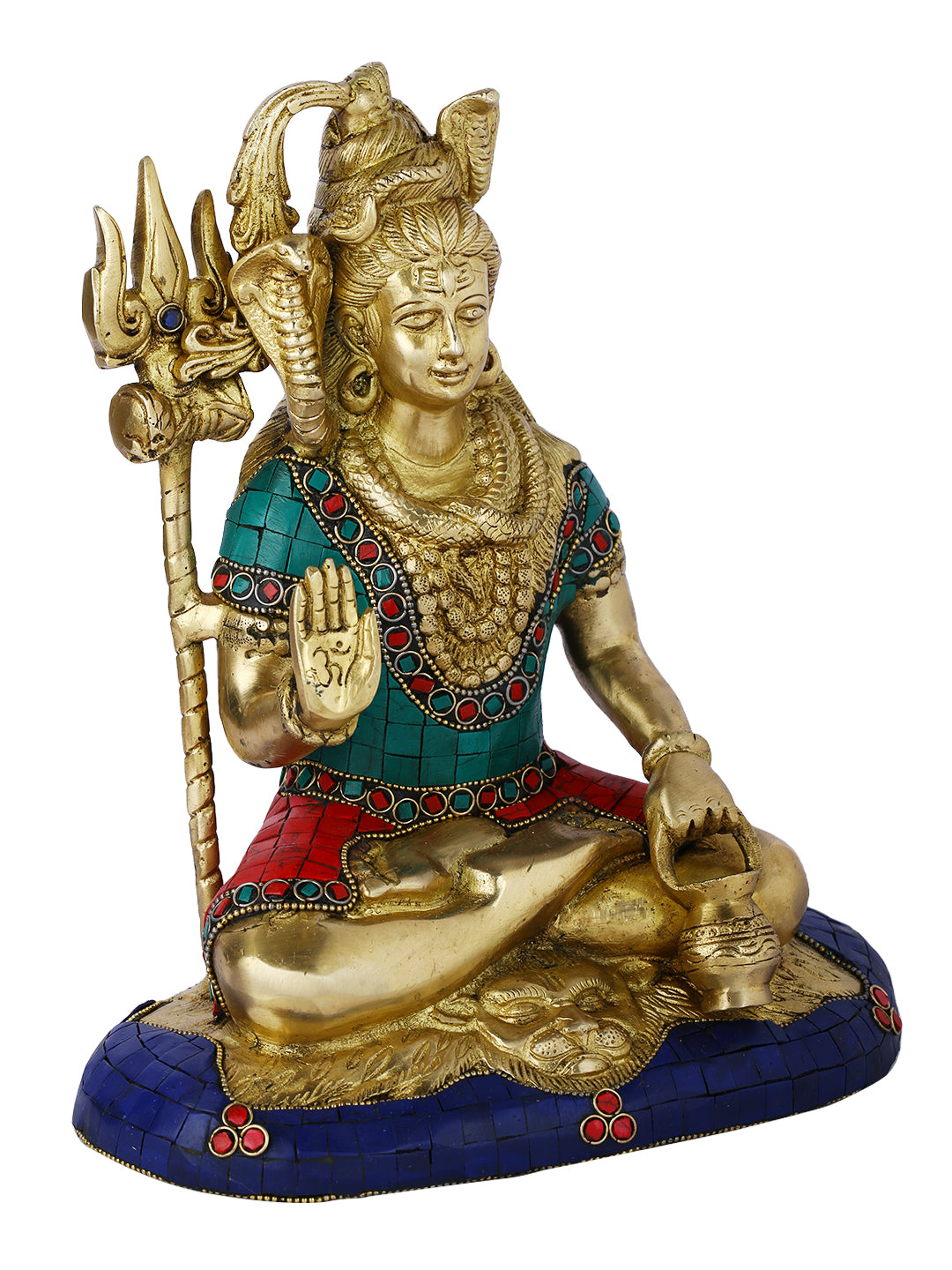 Blessing Shiva Brass Statue Shts113