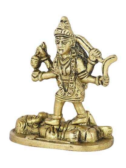 Maa Kali Devi Statue On Shiva Sculpture Home Office Puja Gifts