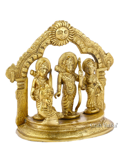 Ram Darbar Idol Ram Sita Laxman Hanuman Showpiece Rdbs105