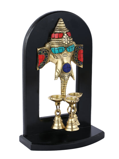 Handwork Ganesha Wall Hanging With Oil Lamp Gbw124
