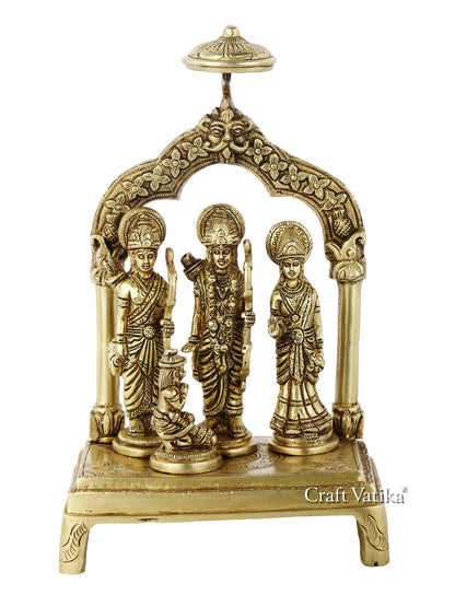 Ram Darbar Statue God Ram Sita Laxman Hanuman Singhasan Showpiece Rdbs103