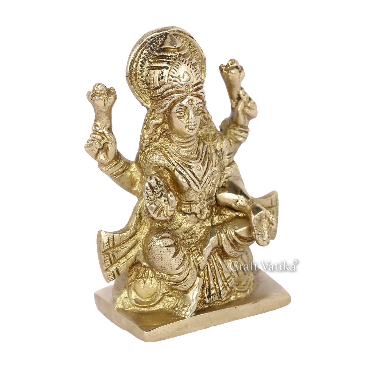 Goddess Saraswati Brass Statue For Puja Sbs106