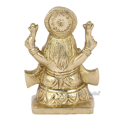 Goddess Saraswati Brass Statue For Puja Sbs106