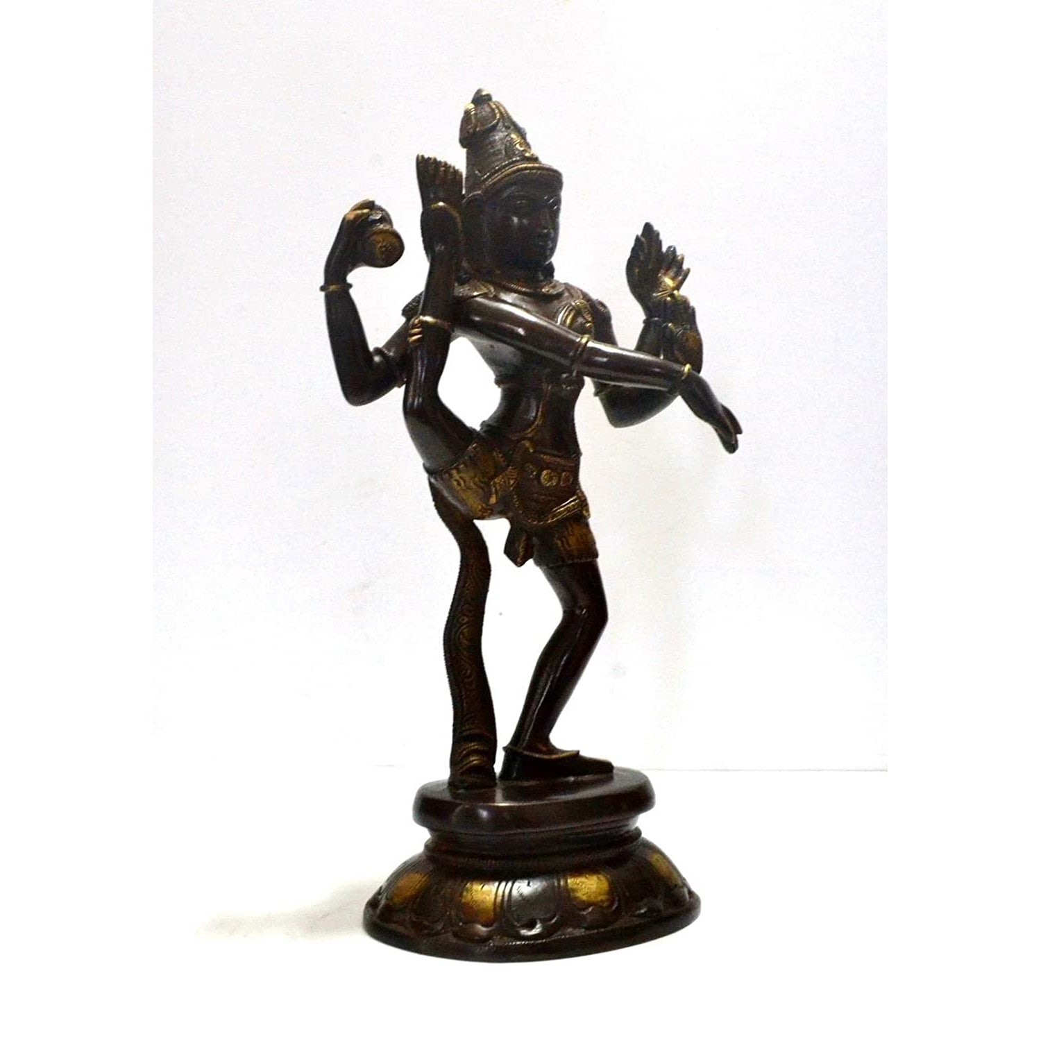 The Glorious Tandava of Shiva - Brass Decorative Statue 