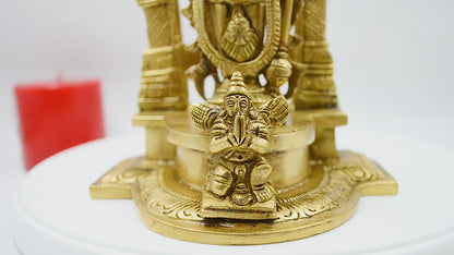 Standing Vishnu Brass Idol Murti Statue Vbs111