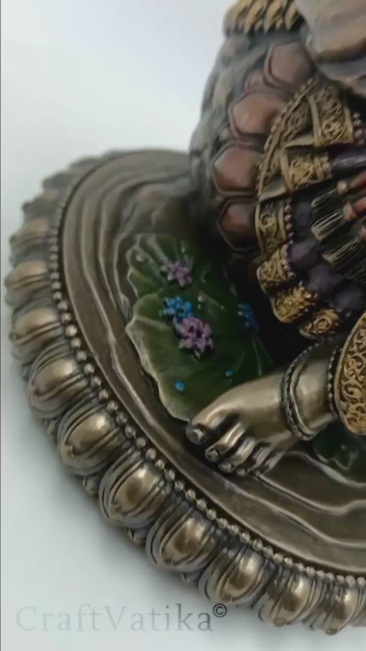 Goddess Saraswati Seating On Swan Showpiece