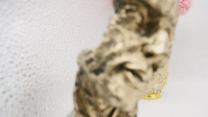 Human Face Decorative Resin Showpiece (Set Of 3) Dfmas394-Golden