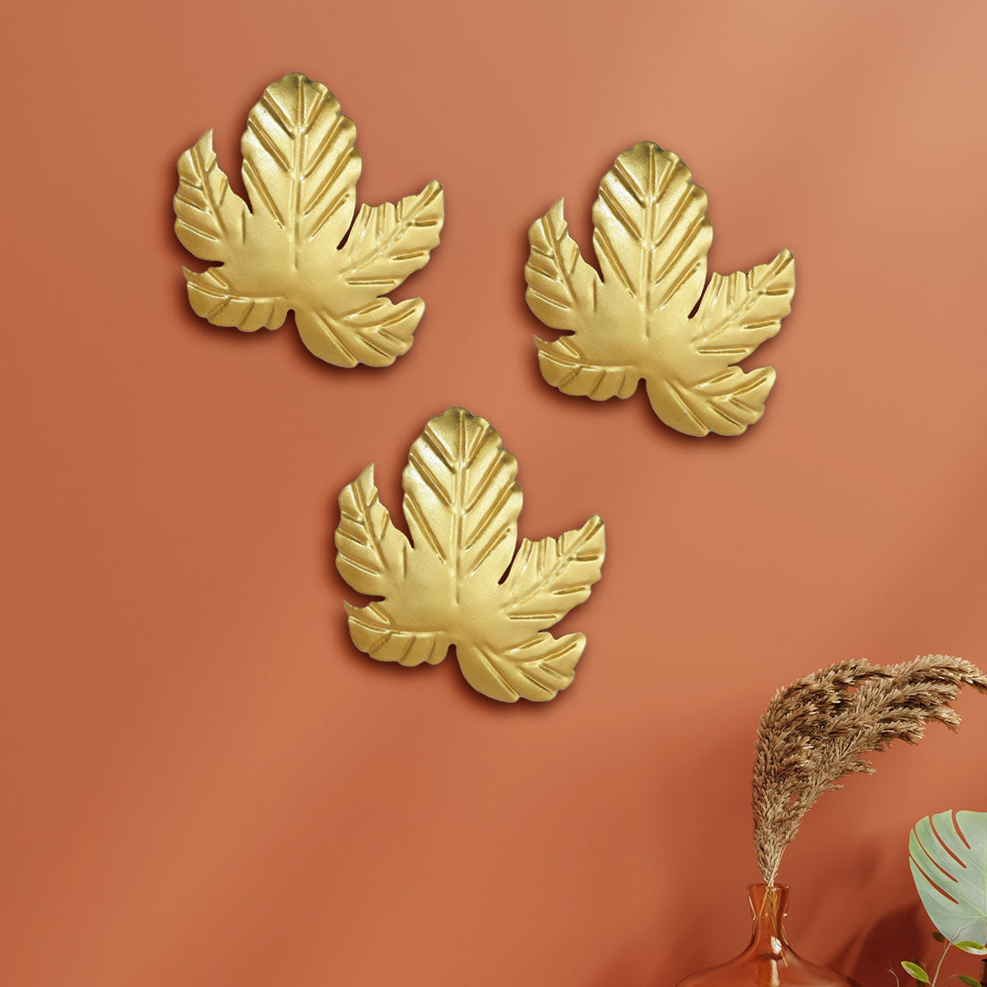 Metal Mapple Leaf Wall Hanging for Home Decor