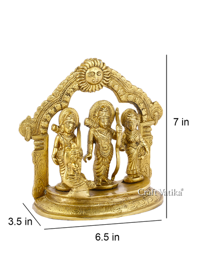 Ram Darbar Idol Ram Sita Laxman Hanuman Showpiece Rdbs105